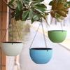 Hualong Shield Self-Watering Rattan Hanging Planter