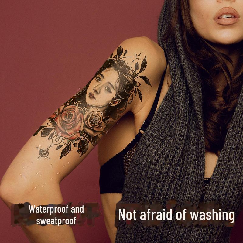 3D реалистичные временные татуировки-наклейки с изображением бабочек, тигров и змей