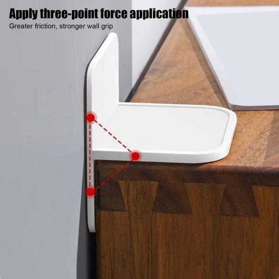 5 шт. Фиксатор мебели от опрокидывания, клейкий, без сверления, защита от детей, предотвращение падения, стабилизатор шкафа, книжного шкафа, комода, крепежные инструменты