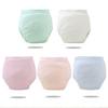 5PC Training Pants Baby Diapers Solid Color Washable Underwear Baby Boy Girl Cloth Diapers Reusable Nappies Infant Panties