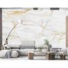 Marble Mural Modern White Marble Wallpaper Golden Line Wall Painting Living Room Bedroom Home Decor Mural