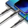 3 в 1 5A USB кабель для быстрой зарядки Type C Micro IOS Multi Charger Cable для iPhone Huawei Xiaomi Samsung нейлоновый плетеный шнур