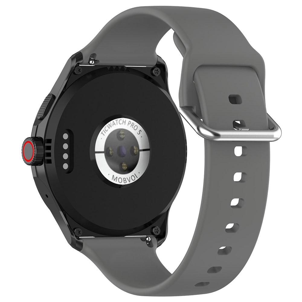 24mm Silicone Sport Watchband For TicWatch Pro 5 Wristband Replacement Strap For TicWatch Pro 5 Smart Watchband Bracelet Correa
