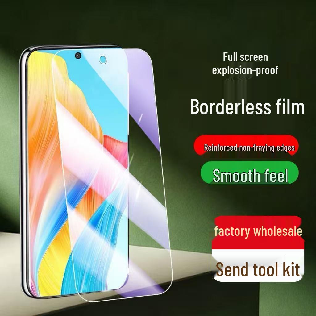 Закаленное стекло для OPPO A1/A1X/A1S/A1i/A2, полноэкранный протектор с защитой от синего света для 5G телефонов