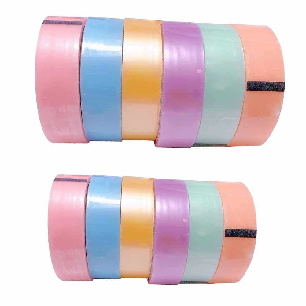 6 рулонов липкая лента для мячей от стресса цветная сенсорная лента для взрослых игрушка-липучка от стресса Y1F8