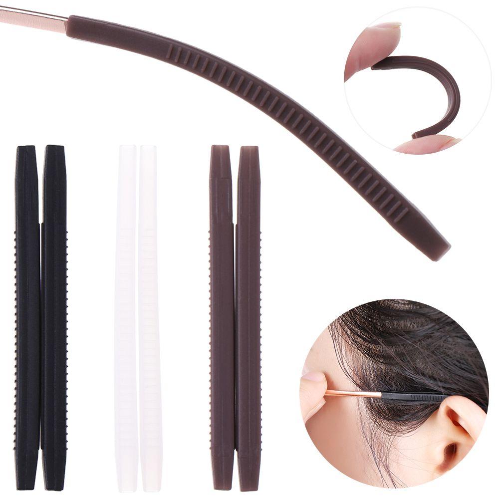 Durable Silicone Sports Temple Hook Sun Glasses Slip Set Tip Ear Grip Glasses Leg Sets Anti-Slip