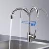 Mitigeur de cuisine - Inox - Brossé - Rotatif 360° - Économie d'eau - Monotrou