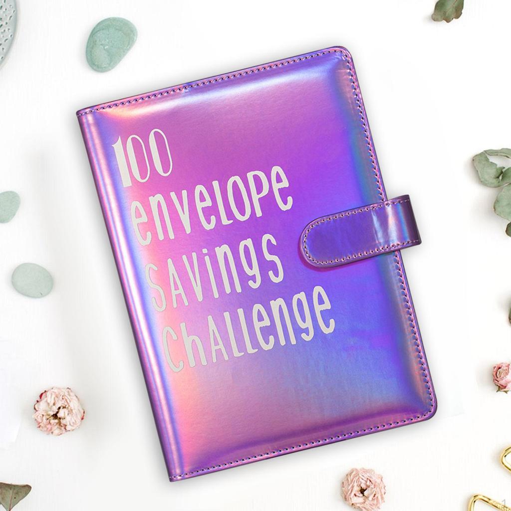 100 Envelopes Money Saving Challenge Binder A5 Savings Book