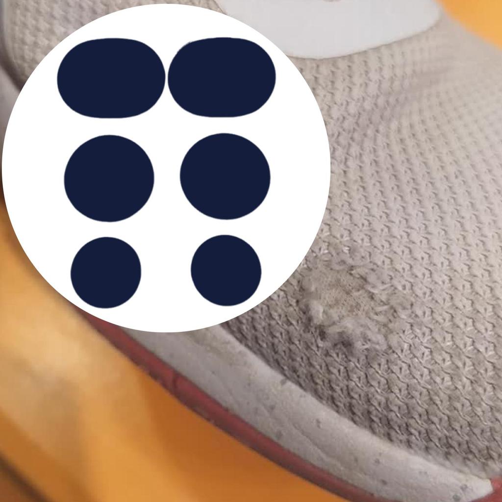 6 шт. Ремонтная заплатка для обуви Самоклеящаяся Заплатка для изношенного каблука Заплатка для изношенных отверстий Спортивная обувь Задняя накладка Защита от износа Заплатки для обуви для отверстий на носках