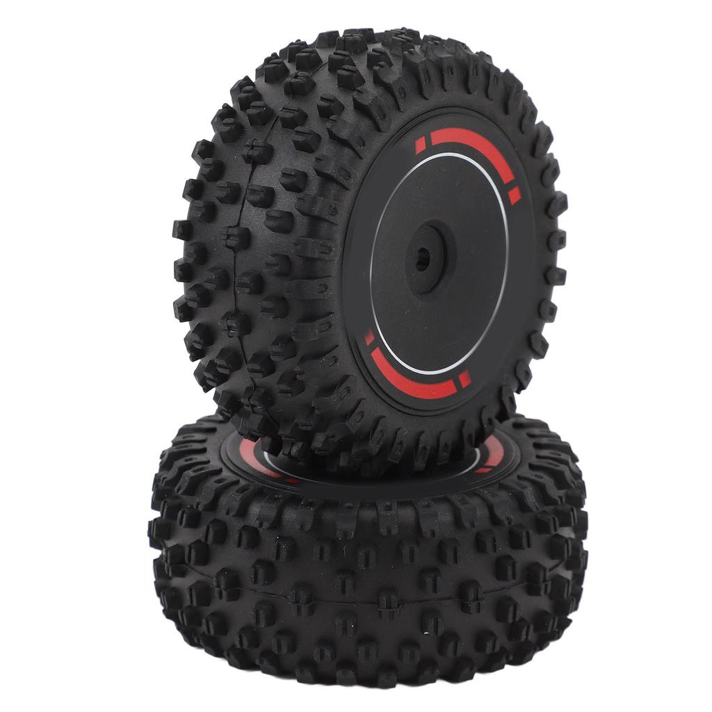 2 шт. Задняя шина для радиоуправляемой машинки, хорошее сцепление, противоскользящая резиновая задняя шина, замена для WLTOYS 124010