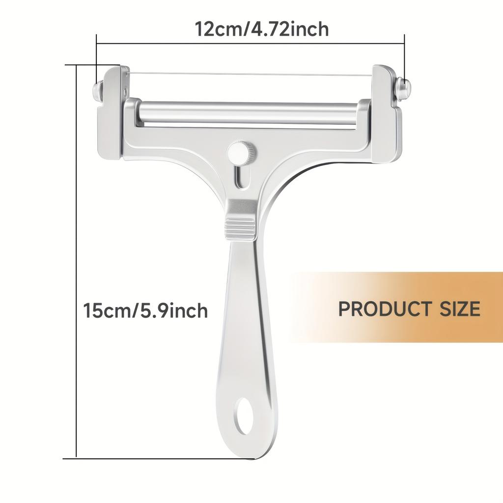 1 шт. Регулируемый слайсер для сыра - Простой в использовании, Идеальная нарезка каждый раз для приготовления пищи и развлечений