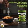 5:15PM Monk Fruit Natural Sweetener Jar | 1:1 Sugar Substitute | Monk Fruit Powder | Zero Calorie & Keto Friendly | MonkFruit Sugar Extract For Coo
