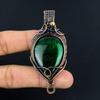 Green Flash Labradorite Pendant Gemstone Jewelry, 999 Copper Wire Wrapped Pendant, Handmade Jewelry Birthstone Pendant, Gift For Him