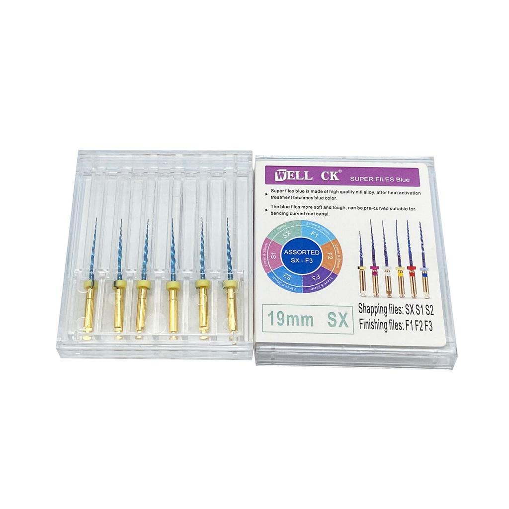 Супер-файл для стоматологических инструментов, синий роторный Pro, гибкий конусный файл для активации тепла, для корневых каналов