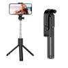 "Portable Bluetooth Selfie Stick Tripod with Fill Light for Mobile Photography"