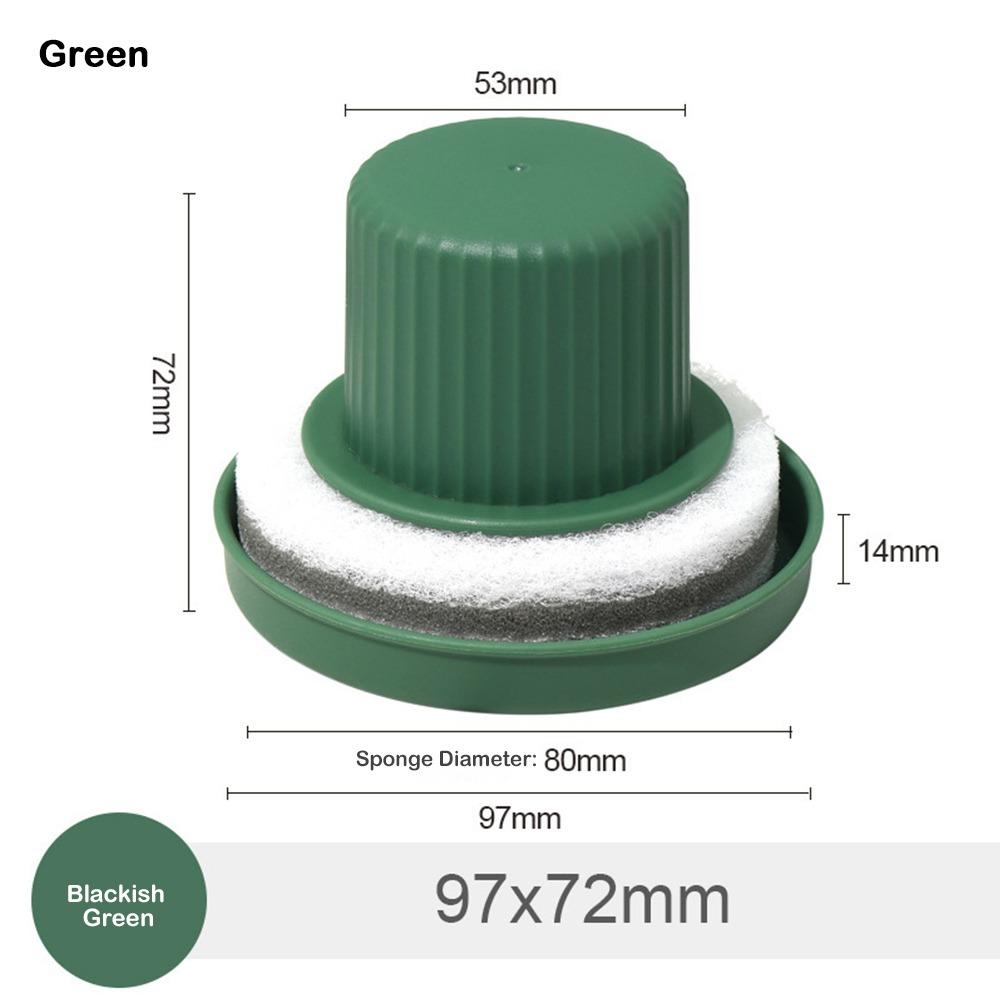 Multi-Surface Wash Basin Brush Sponge Head Bathroom Sink Brush Washing Pot Brush Bathroom Cleaning