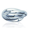 Silver Alliance 'Trio' - 3 Rings 2. 5 Mm
