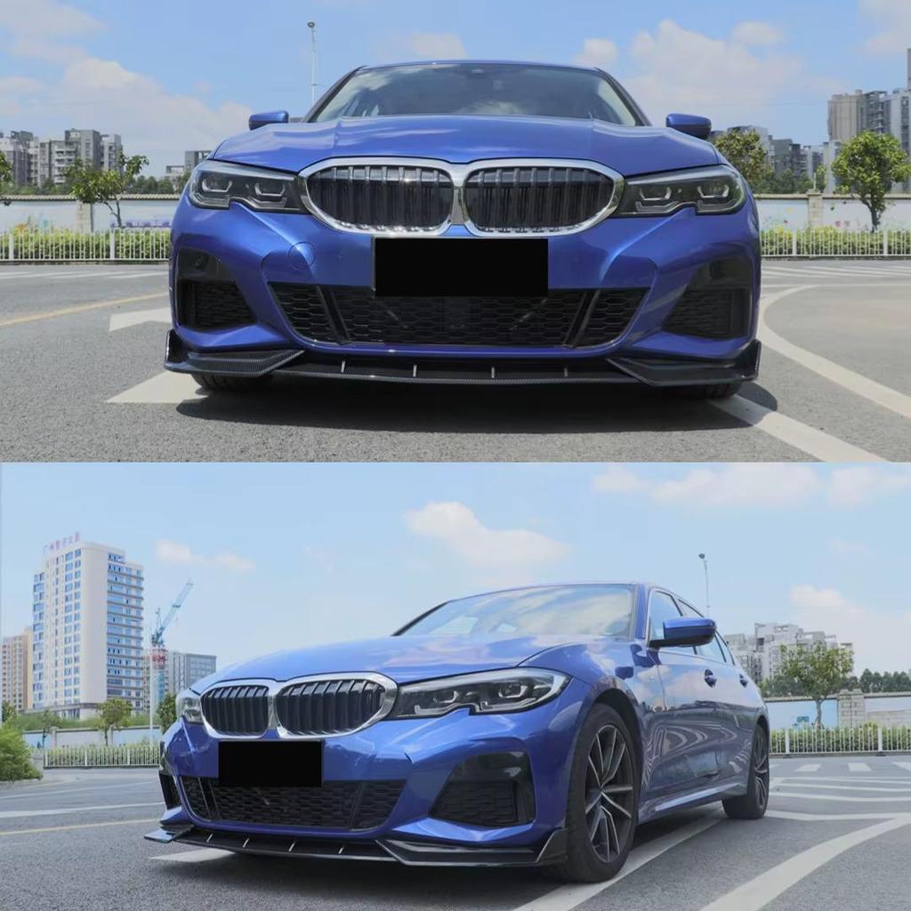 Комплект переднего сплиттера-спойлера Sport для BMW 3 серии G20/G28 2020-2022.