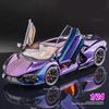 1/24 New Revuelto Sports Car Toy Model Alloy Die-cast Doors Can Be Opened and Lifted Tail Wing Sound Light Vehicle Collection Children's Gift