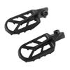 Motorcycle Foot Pedal Stainless Steel 120mm Black Rider Foot Peg Rest Pedal for TW200 PW50 PW80 Pit Dirt Bikes