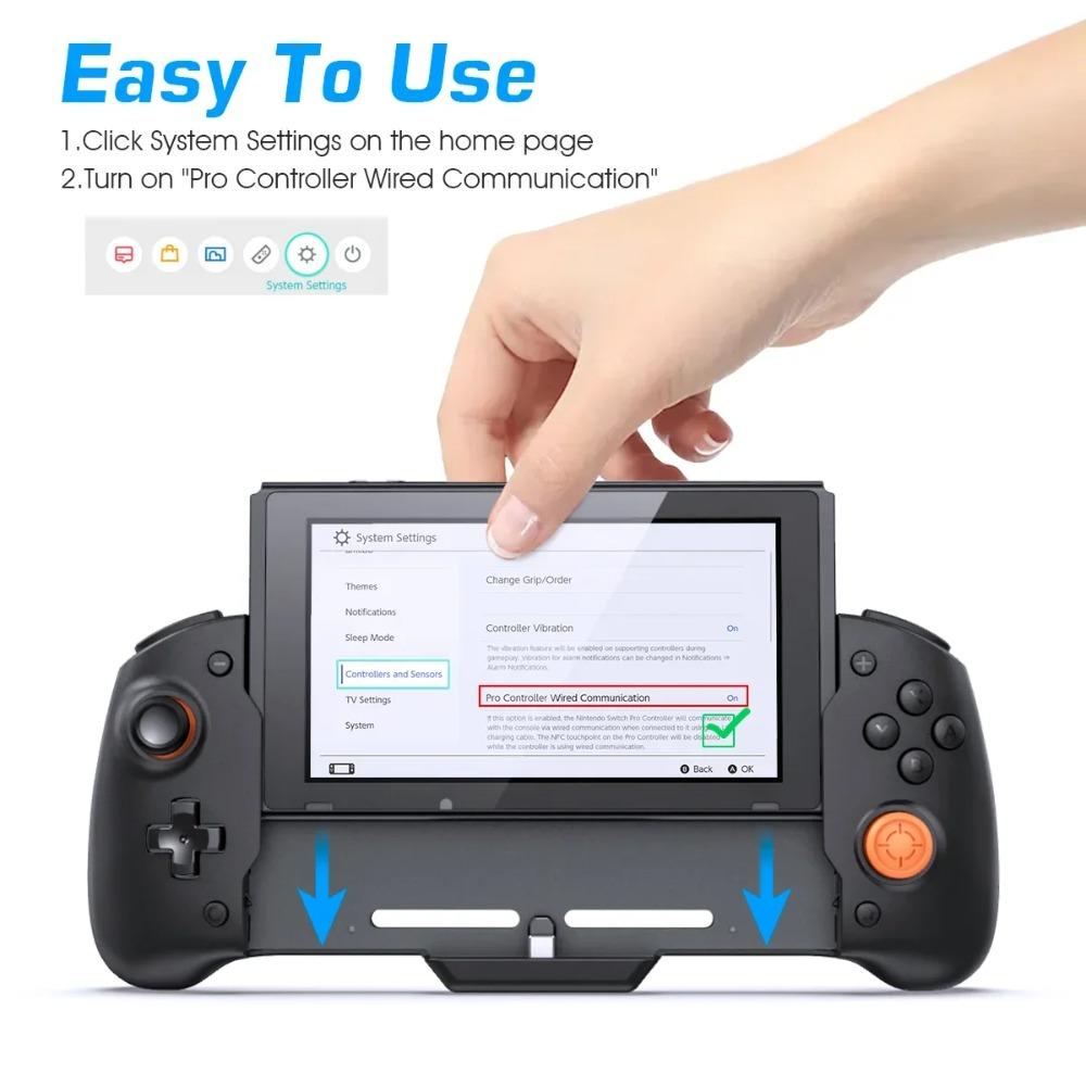 NEW for Switch Gamepad NS Palmer Grip Handle Plug and Play S Fast Ship Grip Handle Handle Non-slip Handle Bracket