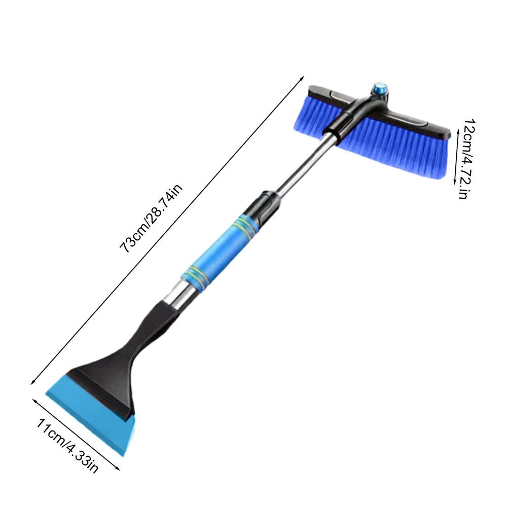 Snow Brush And Ice Scraper Extendable Heavy Duty Automotive Window Cleaning Shovel For Vehicle Truck SUV Window Frost Winter Men