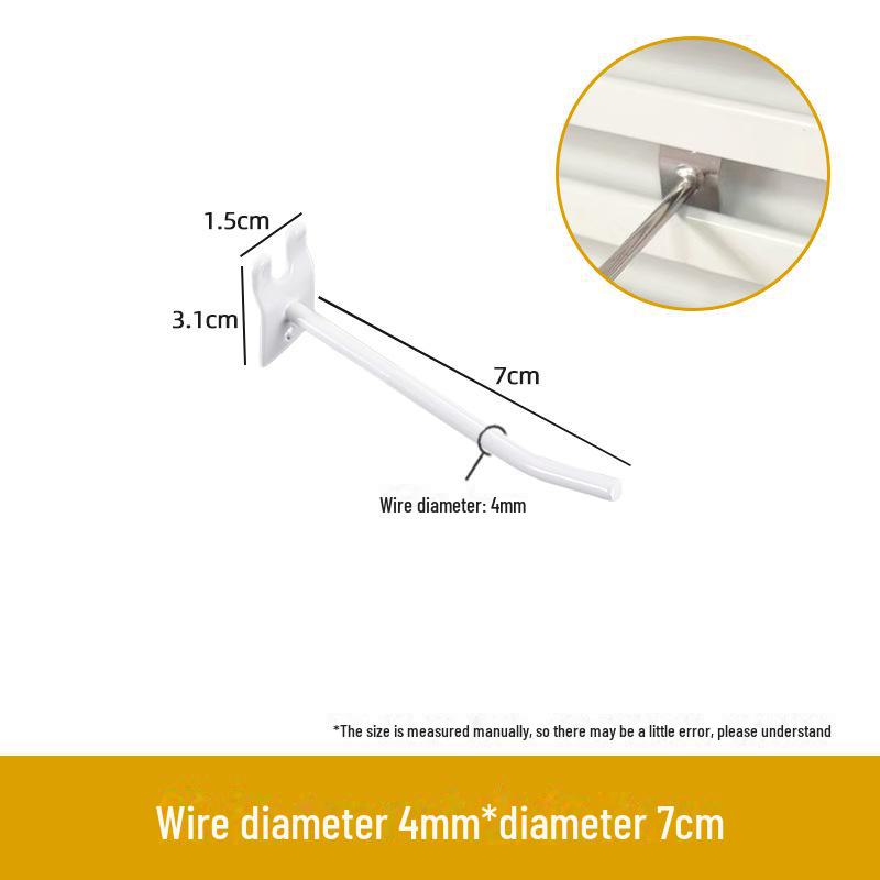 Decorative Aluminum Alloy Slot Plate Hook