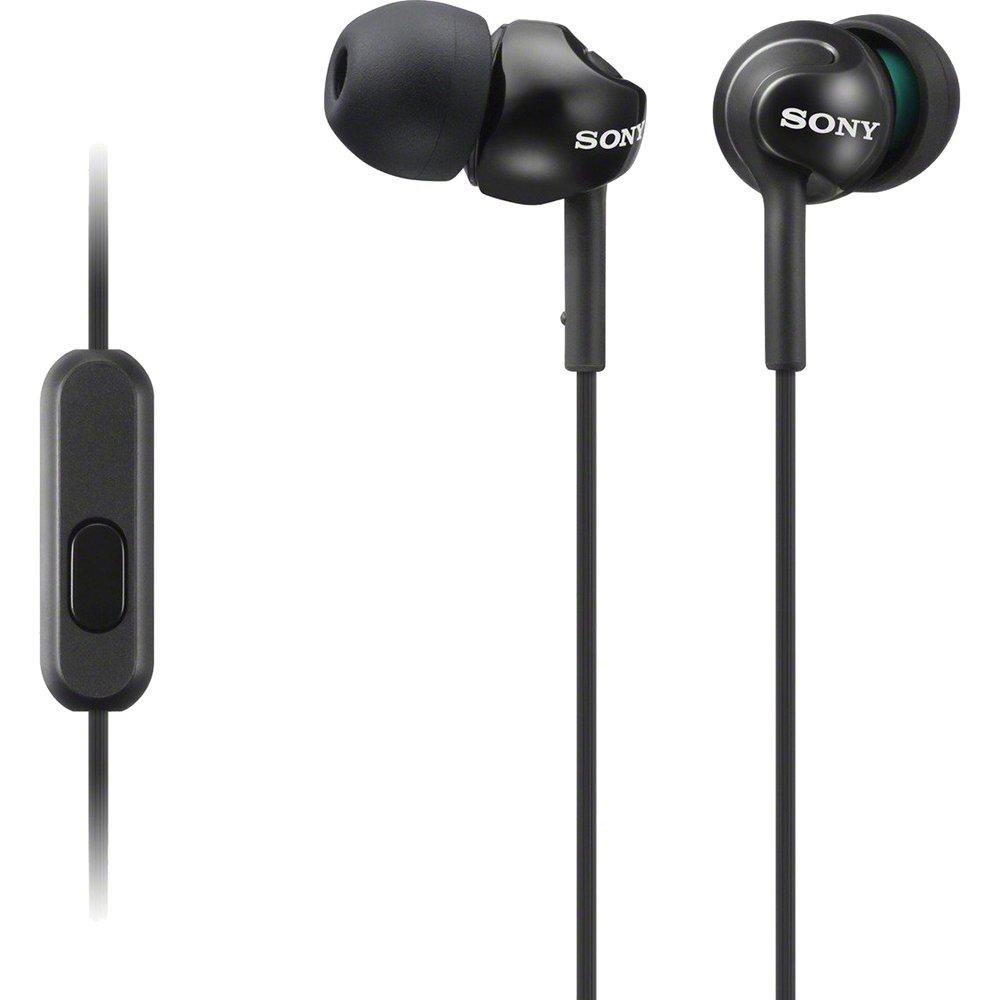 Sony Smartphone Compatible Remote Control and Microphone Black In-ear Earphones, Included, MDR-EX110AP/B