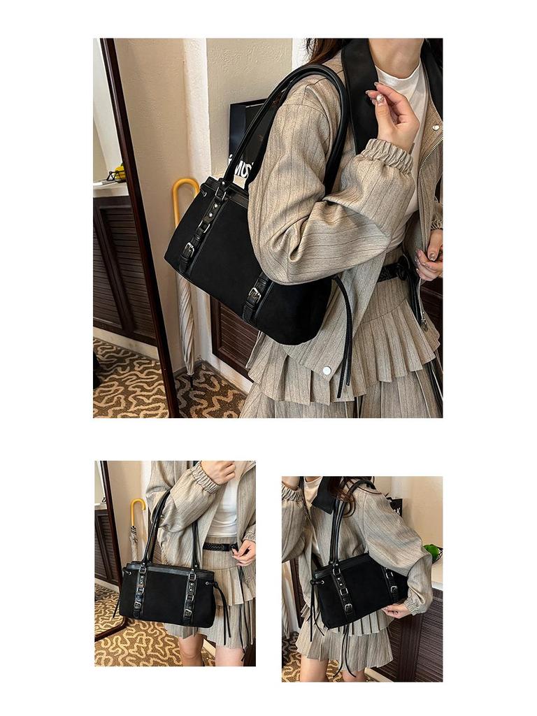 Leopard Print Large Capacity Tote Bag - Autumn 2025 Retro Shoulder Bag for Women