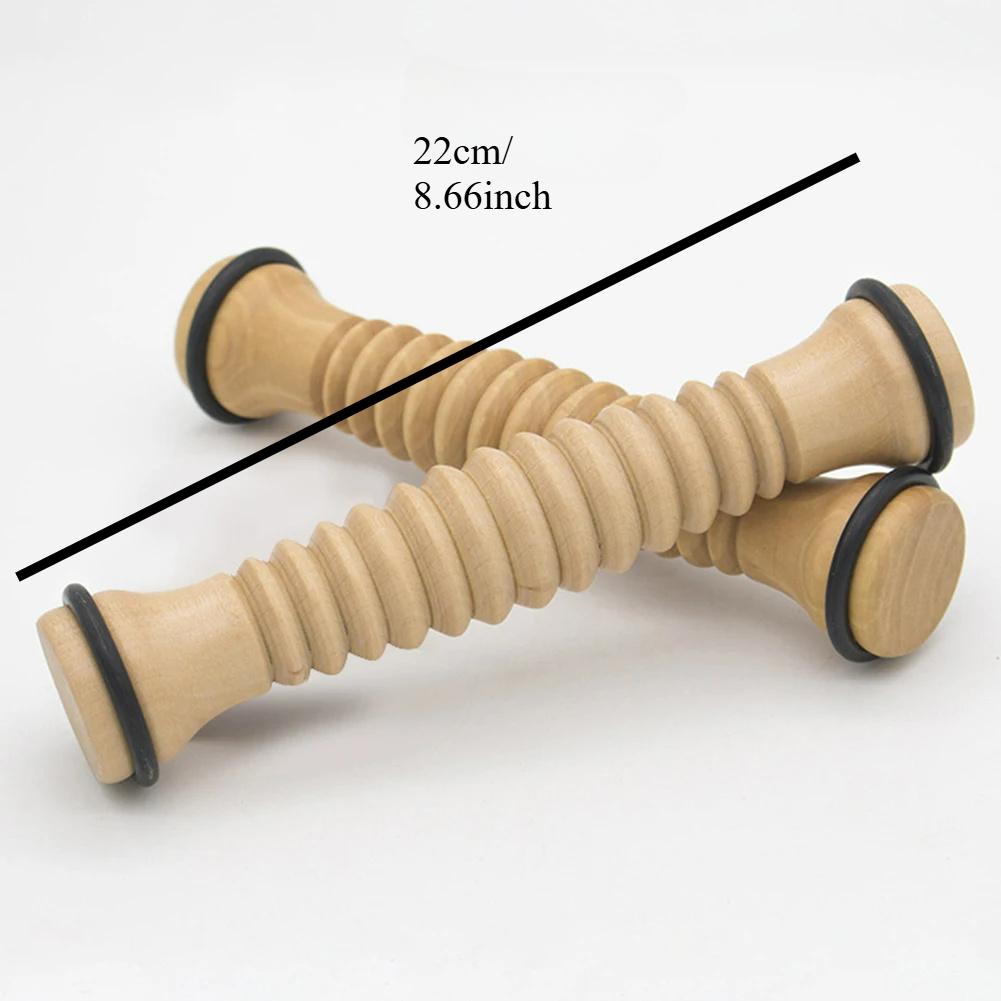 Foot Massage Relieve Stress Wood Foot Massage Roller For Plantar Fasciitis Relief Deep Tissue Massage Tool Stress Relief