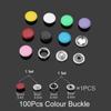 100Pcs Thickened Snap Five Claw Buckle Clamp Set Metal Buttons Press Button Studs Kits  Shoes