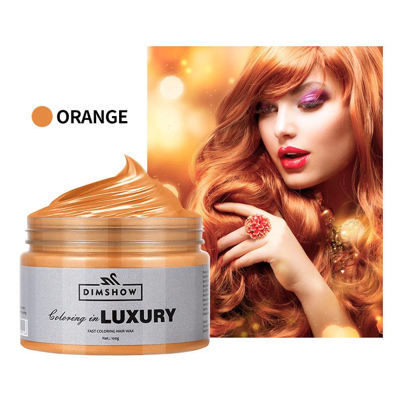 Одноразовый набор красок для окрашивания волос, воск, натуральный, красочный, удобный, безвредный, для окрашивания волос, 9 цветов на выбор