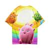 Sunny Bunnies Short Sleeve T-Shirt Kids High Quality Tops Childrens Clothing 3D Cartoon Print Boys Girls O-neck Comfortable Tees