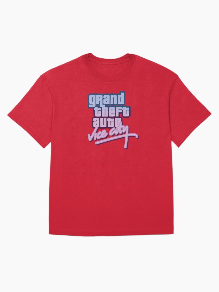 Grand Theft Auto GTA Grand Theft Auto Logo Vice City GTA 6 Sunset Oversized T-Shirt