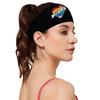 Parade Rainbow Headband Heart Sports Hairband Fashion Rainbow Elastic Headband  Women
