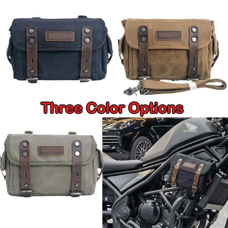 Motorcycle Saddlebag Universal Side Bag With Removable Waterproof Inner Bag Travel Motorbike Luggage
