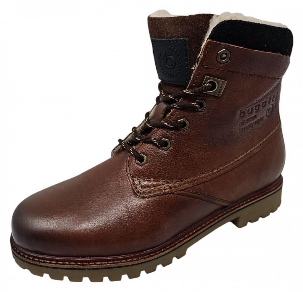 Ботинки Bugatti Panther Comfort на шнуровке коричневые