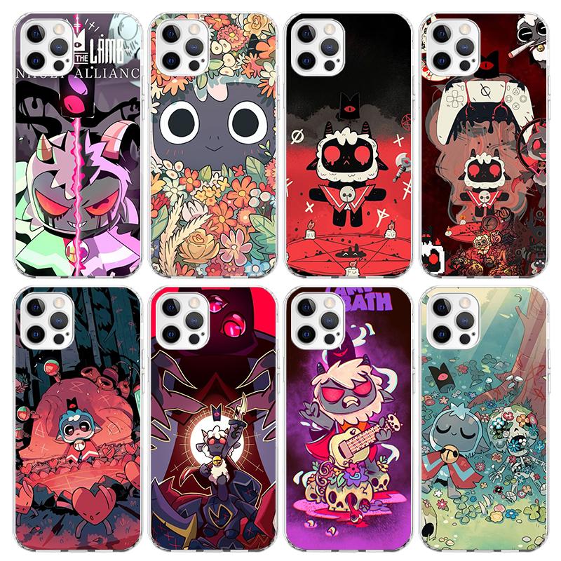 Game C-Cult Of The Lamb Phone Case For iPhone 17 Air 11 13 Mini 14 15 Plus 16 12 Pro Max 16E SE 7 8 Pattern Soft TPU Back Cover