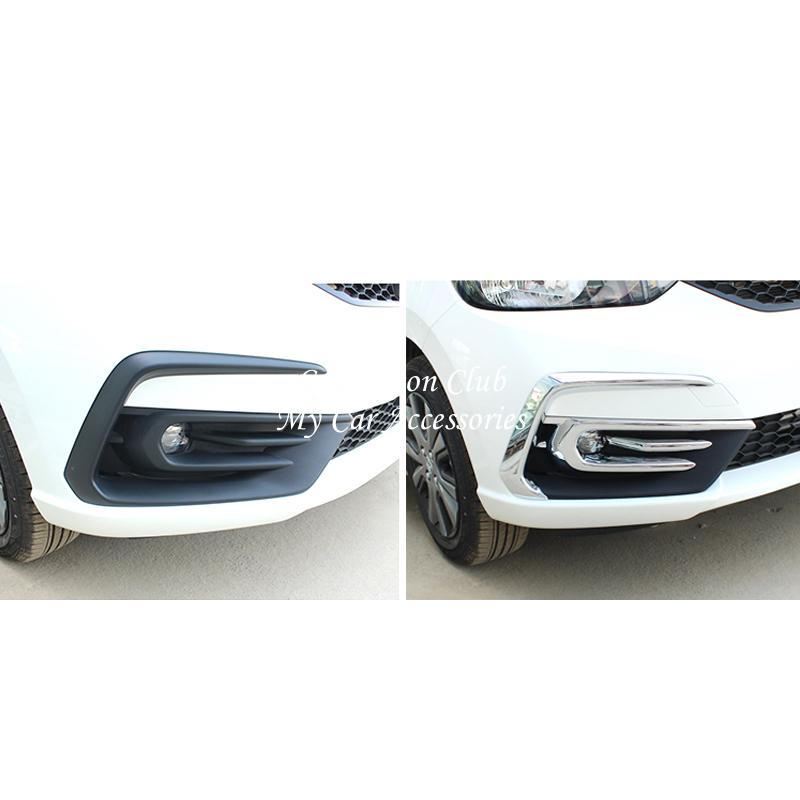 Для Honda Fit Jazz GR-2023 передняя и задняя противотуманная фара, крышка рамки лампы, накладки из АБС-пластика, углеродное волокно, внешний автомобильный светильник