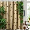 Водонепроницаемая шторка для душа «Бамбуковый лес» для декора ванной комнаты, дизайн в стиле природы, яркие цвета, уникальный стиль