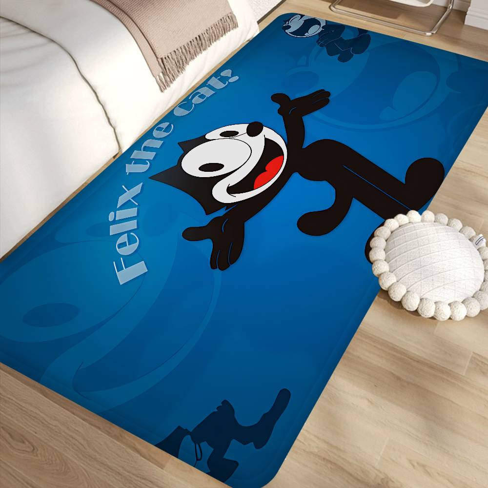 F-Felix Cartoon The C-Cat Floor Mat Anti-slip Absorb Water Long Strip Cushion Bedroon Mat Alfombra