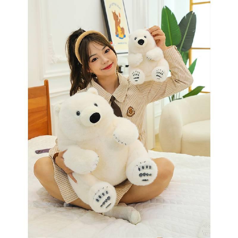 Bear Plush Polar Toy Children Birthday Festival Aquarium Gift Doll Cotton Pp