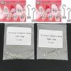 10Pcs Dental Sliding Crimpable Hooks Long Right/Left Dental Orthodontic Hook 10Pc/Bag