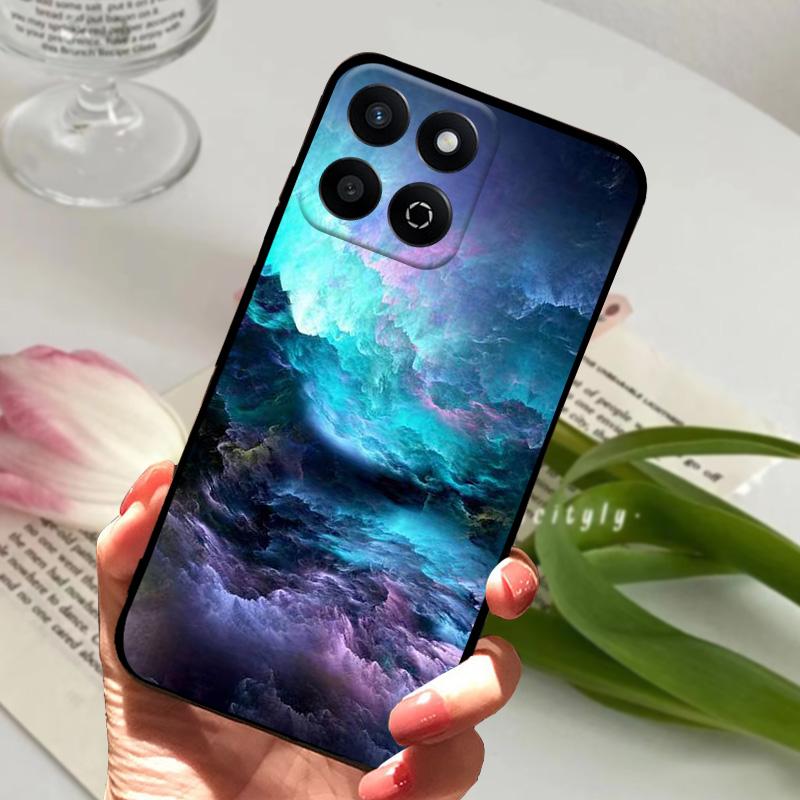 Чехол для Honor X7c 4G X 7c Геометрический дизайн Мягкий силикон ТПУ Задняя крышка телефона Для Huawei Honor X7c Ударопрочный бампер Сумки для телефона