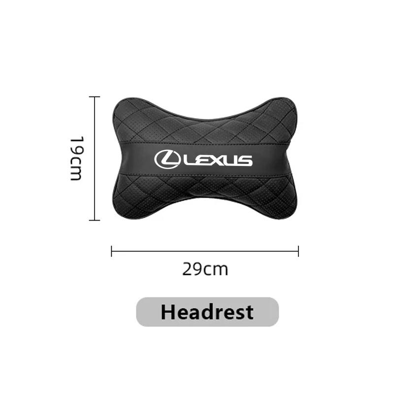 2026 Hot Interior Stickers Car Headrest Auto Seat Head Neck Rest Pillow Accessories For Lexus F SPORT ES RX NX LS UX LM LX GX LC
