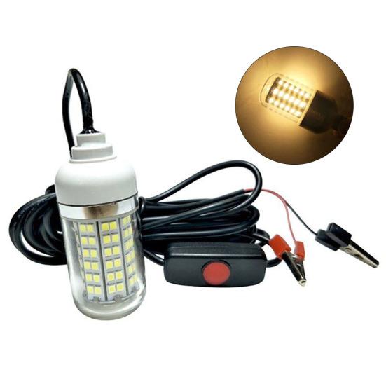 MUQZI спортивный аксессуар 12 В 15 Вт супер яркий подводный 108 светодиодный светильник для ночной рыбалки, привлекающий рыбу