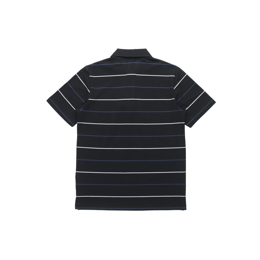 Adidas Yarndye Contrast Stripe Sports Polo Shirt Men Tops Black GP1009