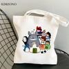 Totoro Shopping Bag Jute Bag Eco Shopper Grocery Reusable Bolsa Bag Net Reusable Jute Bolsas Reutilizables Sacolas