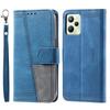 For Oppo/Realme All Series Oppo A7,Reno5,A94,C21Y,A52,A72,Narzo 50A...Hand Rope Style Splicing Design PU Leather Flip Stand Wallet Phone Case