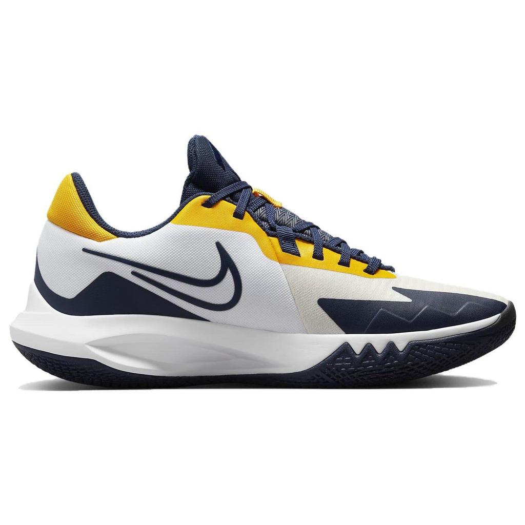 Nike Precision 6 Мужские Белый Университетское Золото Полуночный Синий DD9535-101